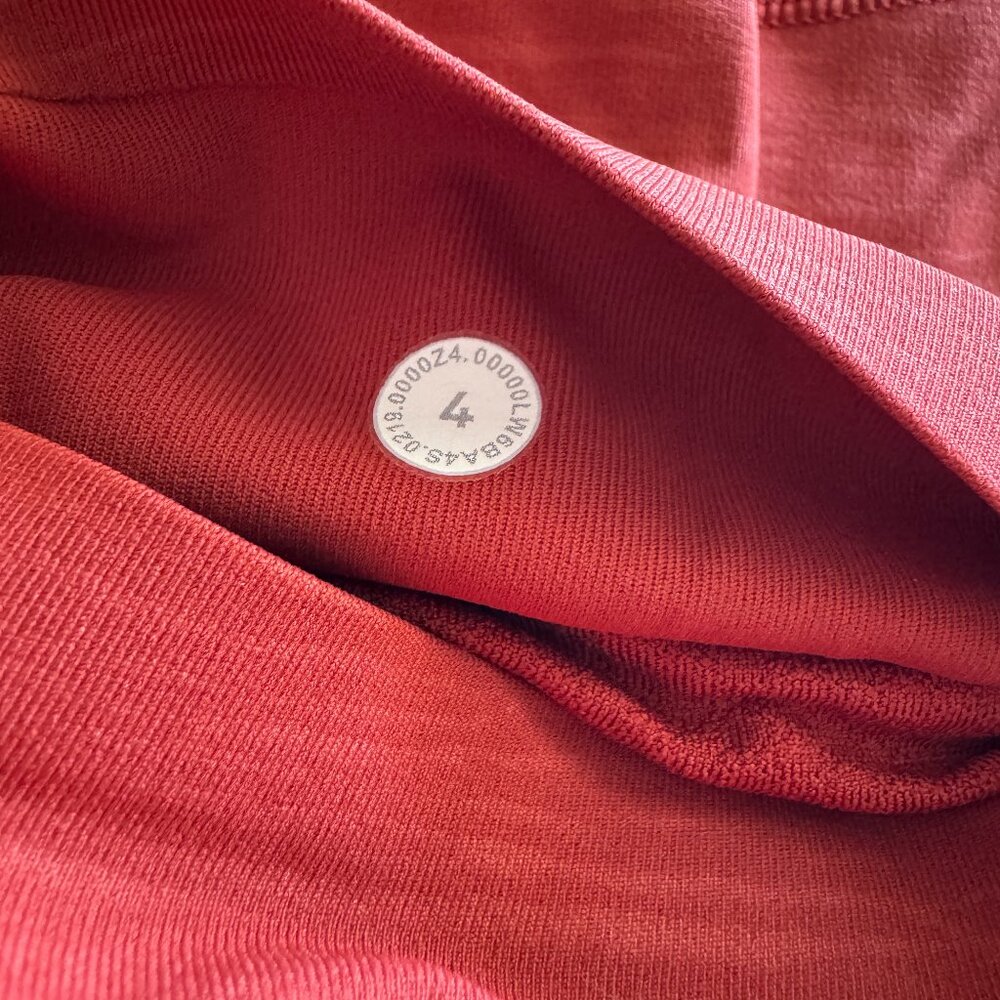 lululemon workout leggings size 4 in burnt orange - Picture 4 of 5